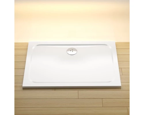 Поддон Ravak Gigant Pro Chrome, 110 x 80 см, из искусственного камня, белый, XA04D401010