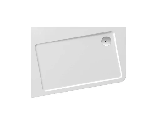 Поддон Ravak Asymetric Pro 10°, левый/правый, 120 х 90 см, из искусственного камня, белый, XA25G70101L/XA25G70101P