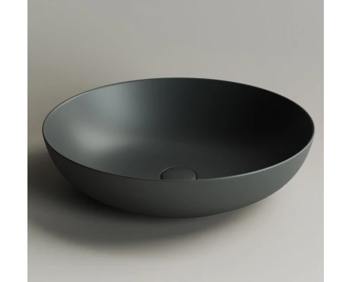 Раковина Ceramica Nova Element 52 x 39.5 x 13 см, накладная, тёмный антрацит матовый, CN6017MDH