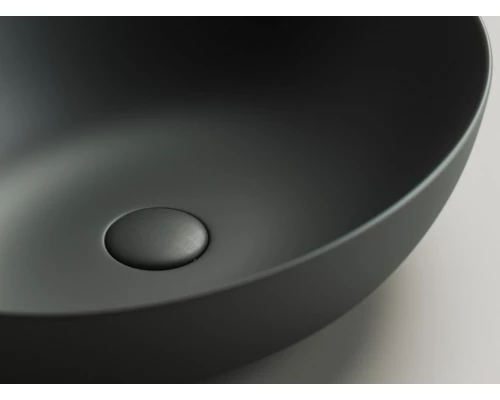 Раковина Ceramica Nova Element 52 x 39.5 x 13 см, накладная, тёмный антрацит матовый, CN6017MDH