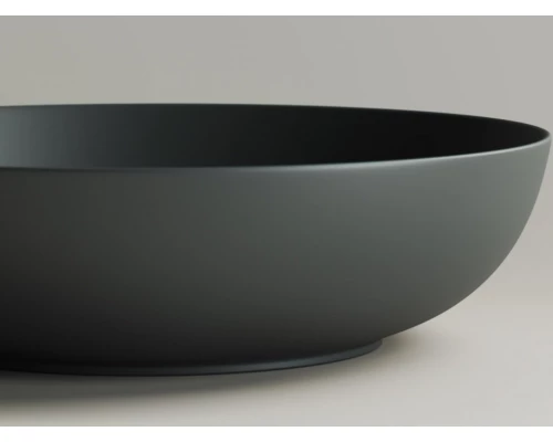 Раковина Ceramica Nova Element 52 x 39.5 x 13 см, накладная, тёмный антрацит матовый, CN6017MDH