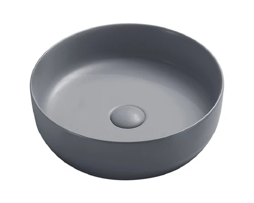 Раковина Ceramica Nova Element CN6022MH, 39 x 39 x 12 см, накладная, цвет антрацит матовый