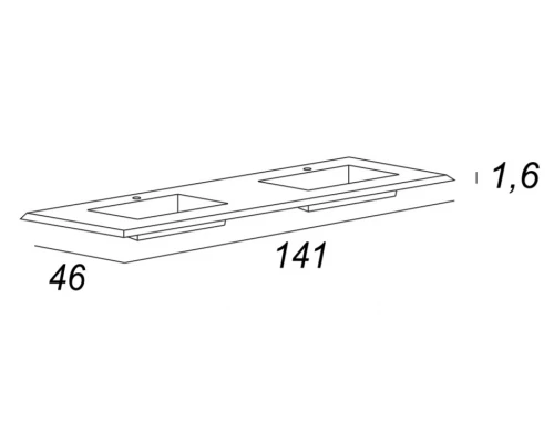Раковина Cezares Bellagio 50215