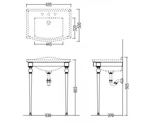 Консоль Devon&Devon Westminster Consolle DEWEST
