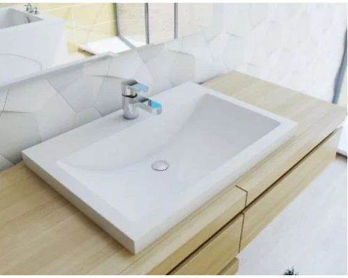 Раковина Эстет Монако ФР-00002610, искусственный камень, 90 х 48 х 13.5 см