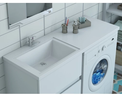 Раковина Эстет Даллас 130 ФР-00002166, 130.2 х 48.2 х 14.5 см, левая