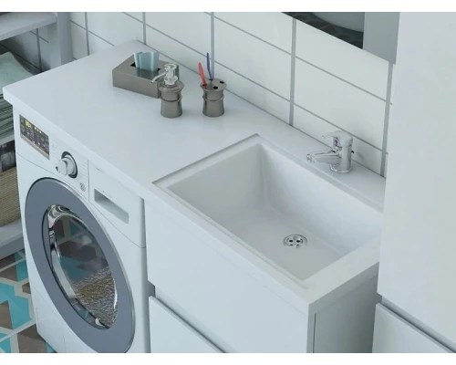 Раковина Эстет Даллас 130 ФР-00002167, 130.2 х 48.2 х 14.5 см, правая