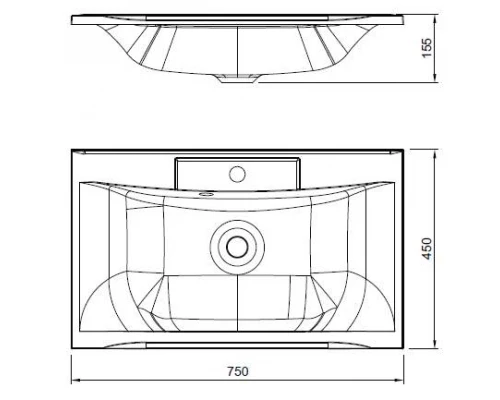 Раковина Florentina Прима 750