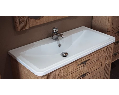 Раковина Florentina Аллегро 100 см, белый, 10.020.01000.001