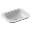 Раковина накладная Jacob Delafon Vox EYB102-00, 56 х 40 см, с переливным отверстием