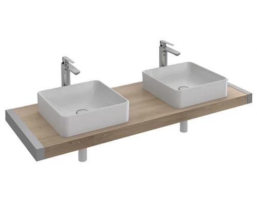 Раковина накладная Jacob Delafon Vox E2661-0 (EVG102-00), 40 х 40 см, с переливным отверстием