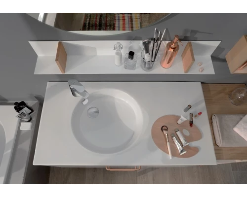 Раковина-столешница Jacob Delafon Odeon Rive Gauche EXAU112-Z-00, 100 см