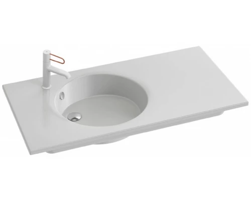 Раковина-столешница Jacob Delafon Odeon Rive Gauche EXAU112-Z-00, 100 см