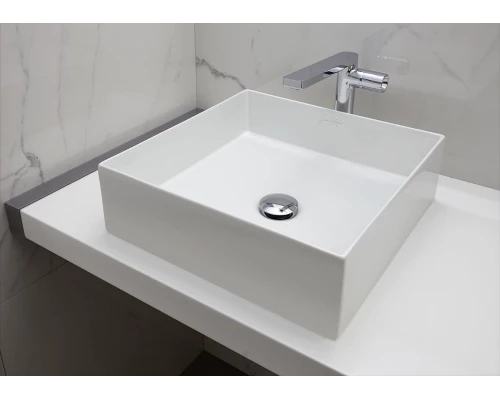 Раковина накладная Jacob Delafon Delta, 39 x 39 см, белая, E90011-0