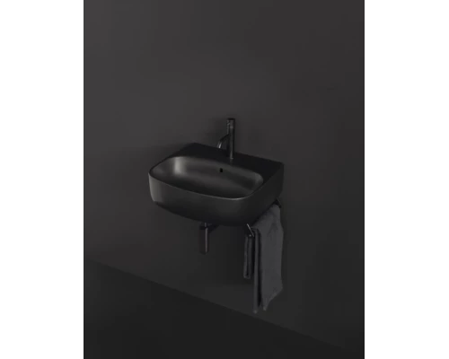 Раковина накладная Kerasan Nolita 534031*1, 50 х 45 см, цвет черный матовый