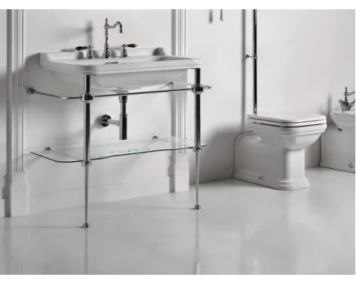 Раковина Kerasan Waldorf 4141K1bi/cr*1, 80*55 см