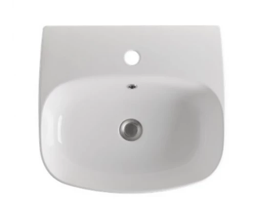 Раковина накладная Kerasan Nolita 534001*1, 50 х 45 см, цвет белый глянцевый