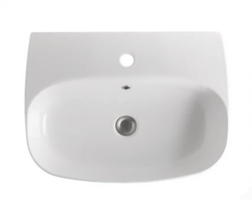 Раковина накладная Kerasan Nolita 534101*1, 60 х 45 см, цвет белый глянцевый