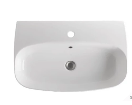 Раковина накладная Kerasan Nolita 534201*1, 70 х 45 см, цвет белый глянцевый