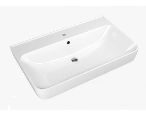 Раковина Kirovit Олимпиа 80, 4640021061091, фаянс, белый