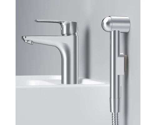 Смеситель Am.Pm Gem F90A03000 для раковины с гигиеническим душем