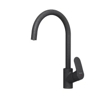 Смеситель Am.Pm Like F8007722, для кухни с каналом для питьевой воды, черный матовый