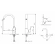 Смеситель Bravat Pure F7105161C для кухонной мойки