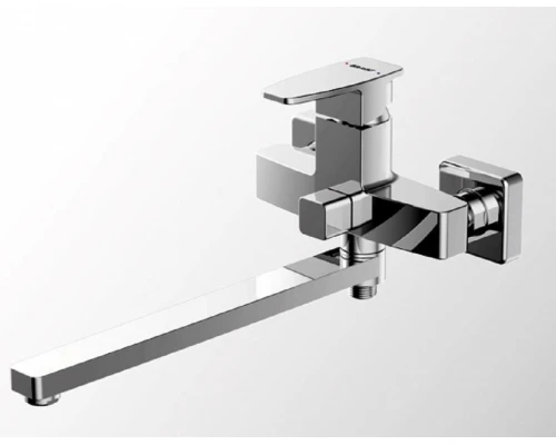 Смеситель Bravat Riffle F672106C-L для ванны, длинный излив