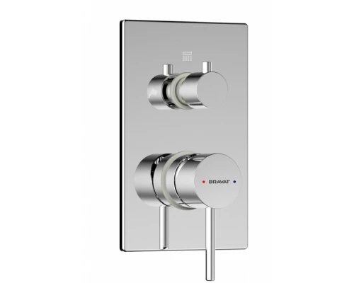 Смеситель Bravat Arc P69193C-ENG встраиваемый, функции 3, хром