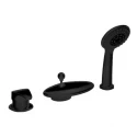 Смеситель Bravat Cobra Black для ванны на борт ванны, черный, F5140197BM-RUS Смеситель Bravat Cobra Black для ванны на борт ванны, черный, F5140197BM-RUS