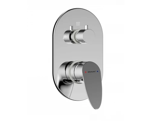 Смеситель Bravat Drop P69190C-2-RUS, хром