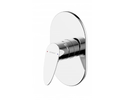 Смеситель Bravat Drop PB84898CP-RUS для душа 1-х функциональный (внешняя часть)