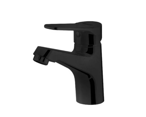 Смеситель Bravat Eco Black для раковины, черный, F1111147BM