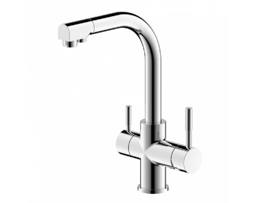 Смеситель Bravat Palace F729261CP-RUS для кухонной мойки с подключением питьевой воды