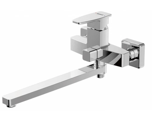 Смеситель Bravat Riffle F672106C-L для ванны, длинный излив