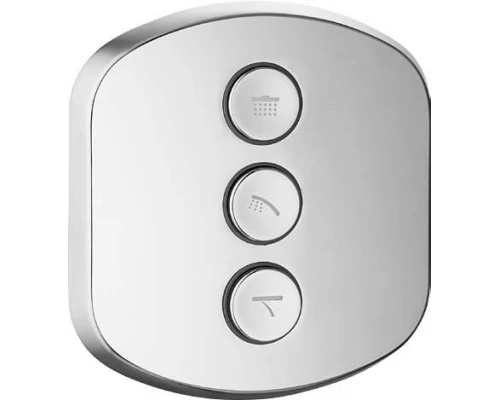 Переключатель для душа Cezares GLOBO-F-DEV3-B-01, встраиваемый, трехпозиционный