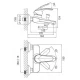 Смеситель D&K Passau Bayern DA1193201 для ванны и душа