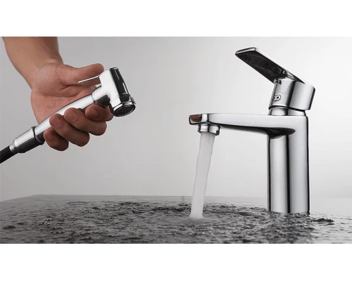 Смеситель D&K Rhein Lessing DA1322601 для раковины с душевой лейкой