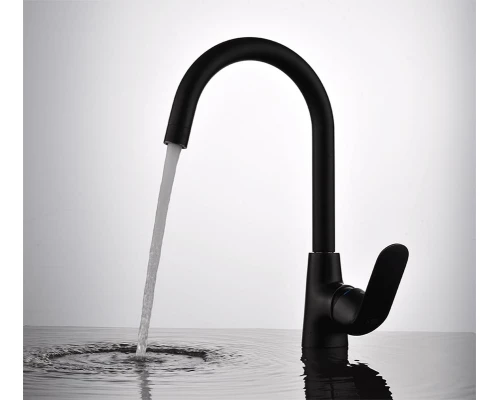 Смеситель D&K Venice Gondola DA1022418 для кухни, черный