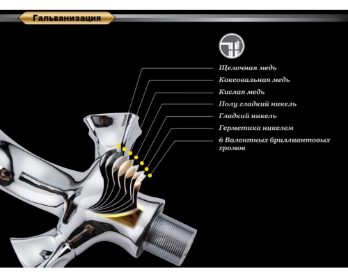 Смеситель D&K Hessen Grimm DA1382801 для раковины