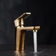 Смеситель D&K Berlin Tourto для раковины, золото, DA1432103
