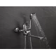 Смеситель D&K Venice Gondola для ванны и душа, хром, DA1023381