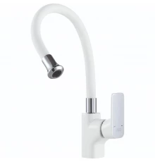 Смеситель D&K Berlin Steinbeis DA1432916 для кухни, белый