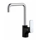 Смеситель D&K Berlin.Technische DA1432495 для кухонной мойки, высокий, черный/хром