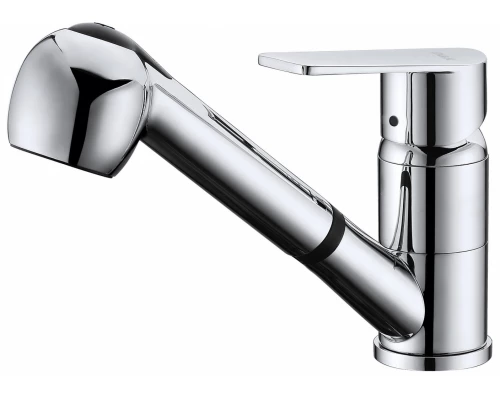 Смеситель D&K Lessing Rhein DA1322501 для кухонной мойки, с вытяжным душем