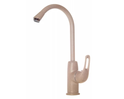 Смеситель D&K Rhein.Eucharius DA1372423 для кухонной мойки, высокий, песочный