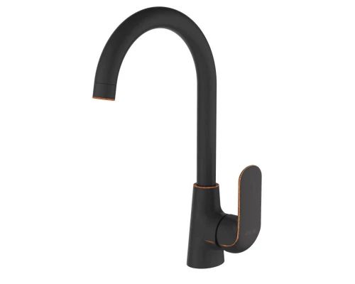 Смеситель D&K Venice Gondola DA1022418 для кухни, черный
