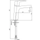 Смеситель для раковины E.C.A Luna 102808940EX