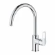 Смеситель Grohe BauLoop 31368001 для кухонной мойки, высокий излив