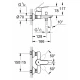 Смеситель для ванны Grohe BauEdge 23334000, хром